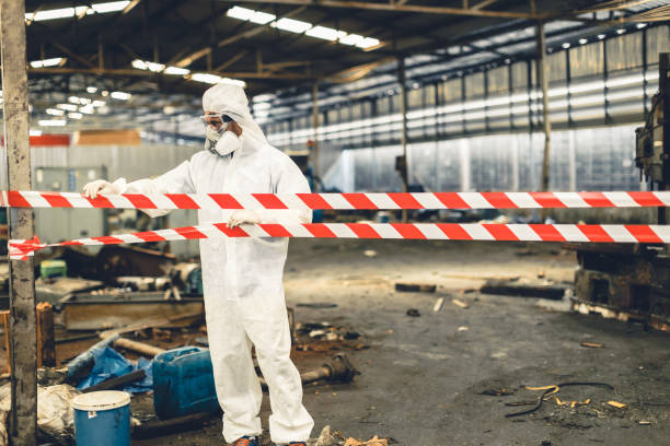 Professional Hoarding Cleanup technician working in Welcome, NC